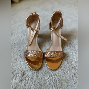 Rose Gold Women’s Heels Europe Size 41